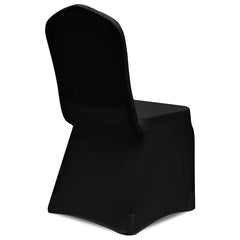 vidaXL Chair Cover | Set of 12 | Black | Polyester 90%, Elastane 10% | Universal 6