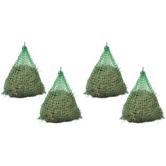 vidaXL Hay Net | Set of 4 | Green | Polypropylene | 1m x 1m | Hay Net | Round 1