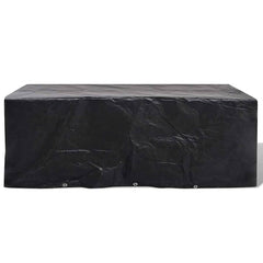 vidaXL Garden Furniture Cover | Set of 2 | Black | Polyethylene | Large 3