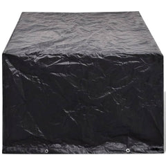 vidaXL Garden Furniture Cover | Set of 2 | Black | Polyethylene 3