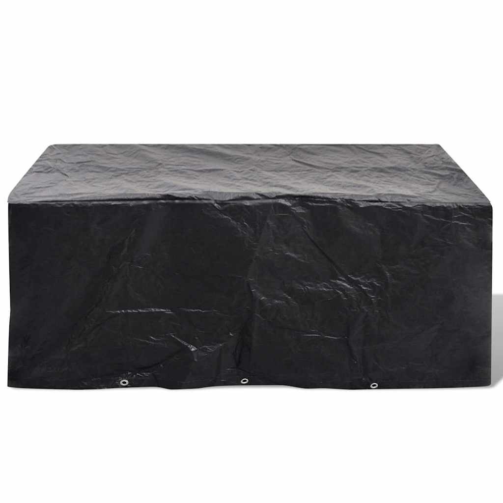 vidaXL Garden Furniture Cover | Set of 2 | Black | Polyethylene | 240x140x90 cm 3