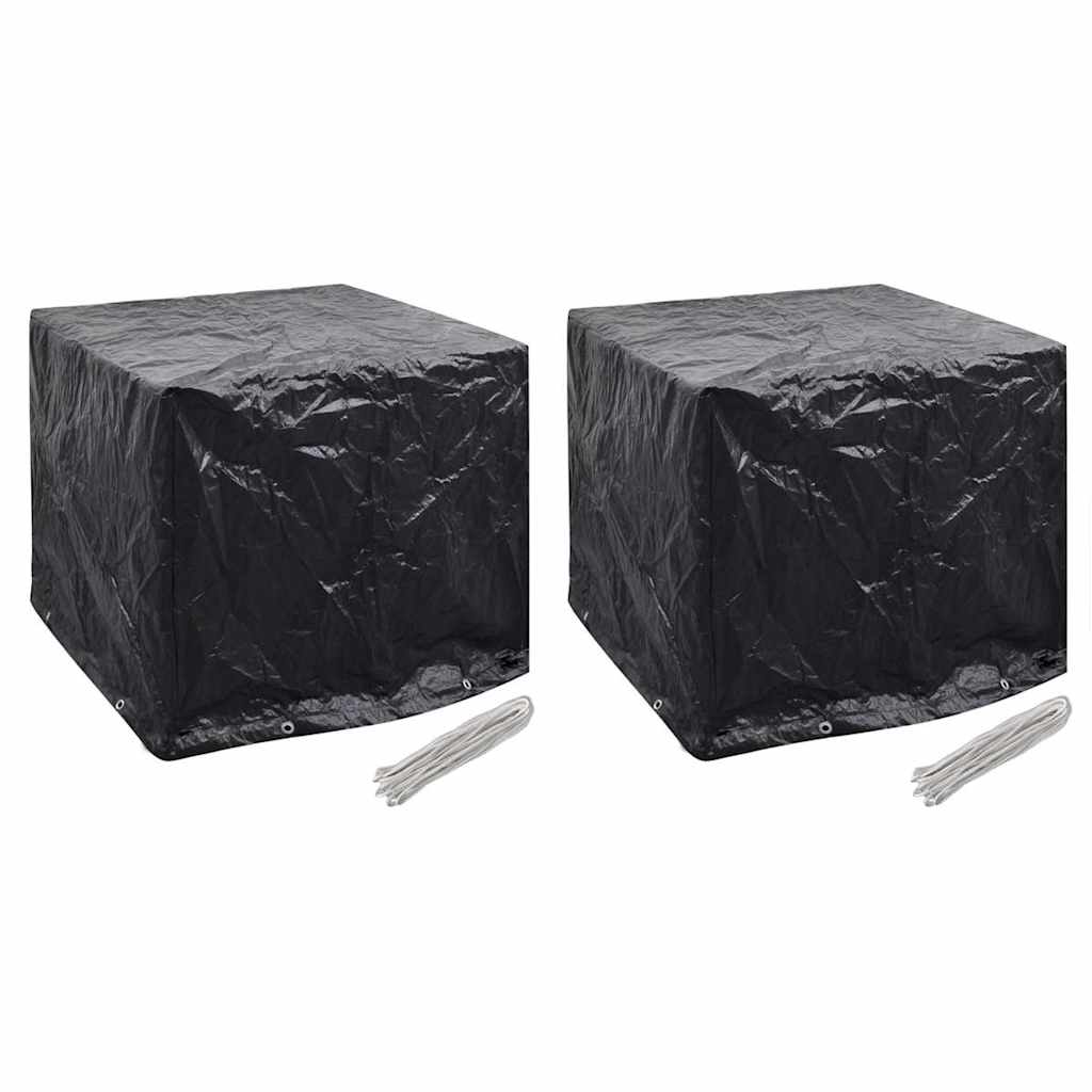vidaXL Water Tank | Set of 2 | Black | Polyethylene | Medium | UV-resistant 1