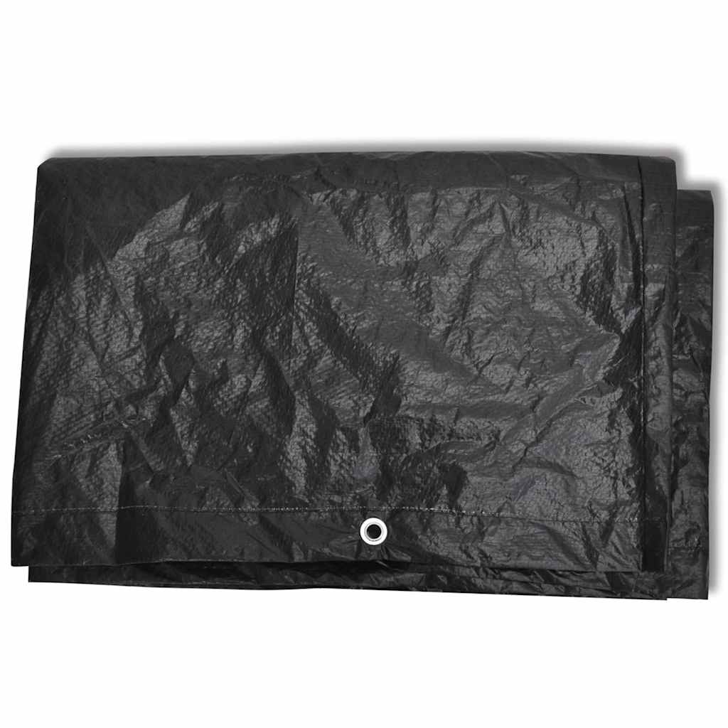 vidaXL Garden Furniture Cover | Set of 2 | Black | Polyethylene | 122x112x98 cm 5