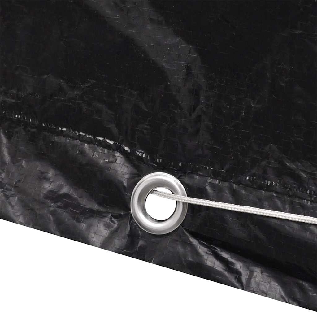 vidaXL Garden Furniture Cover | Set of 2 | Black | Polyethylene | 122x112x98 cm 6
