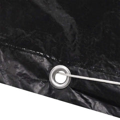 vidaXL Garden Furniture Cover | Set of 2 | Black | Polyethylene | 122x112x98 cm 6
