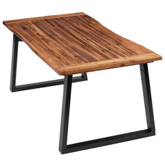 vidaXL Dining Table Solid Acacia Wood 180x90 cm 3
