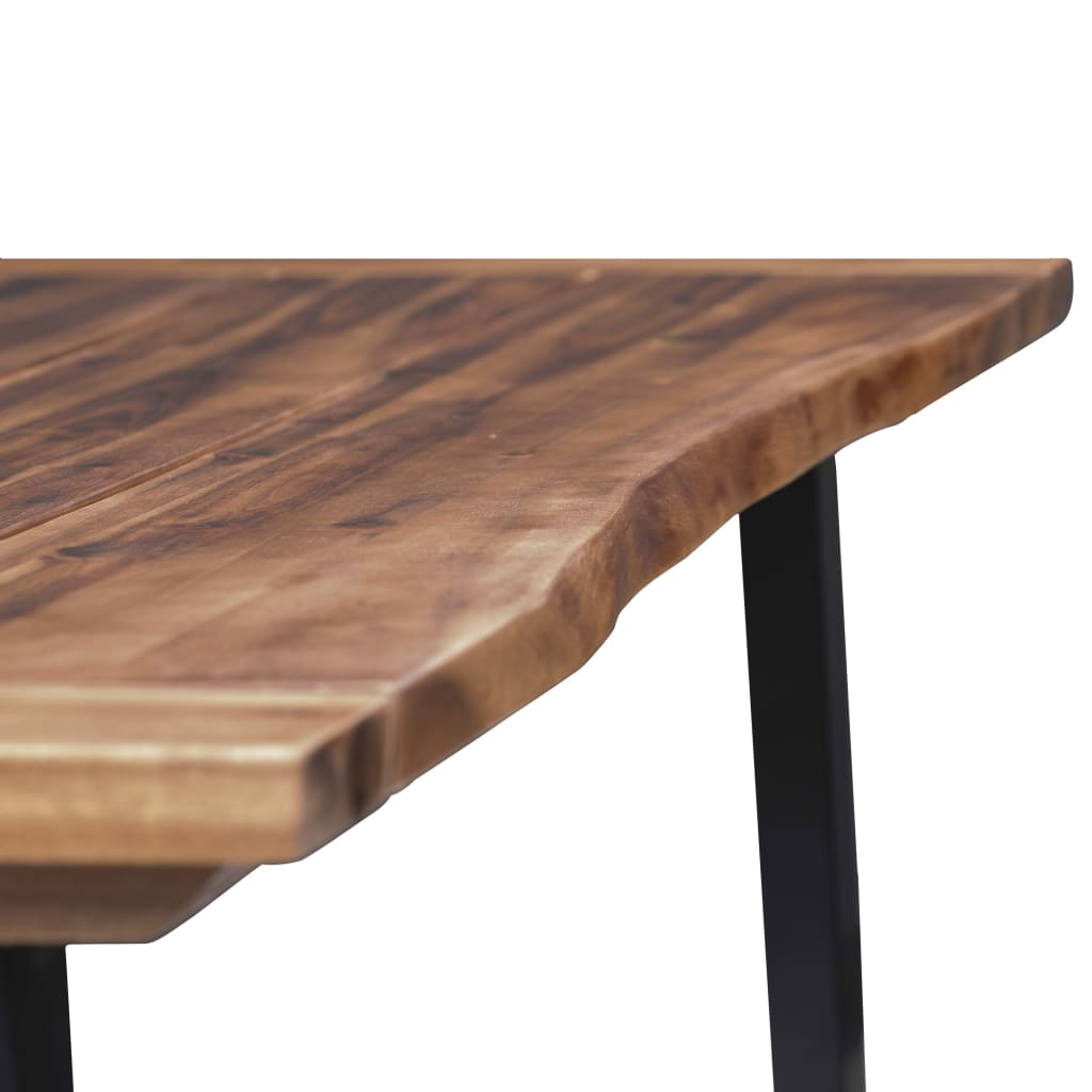 vidaXL Dining Table Solid Acacia Wood 180x90 cm 6