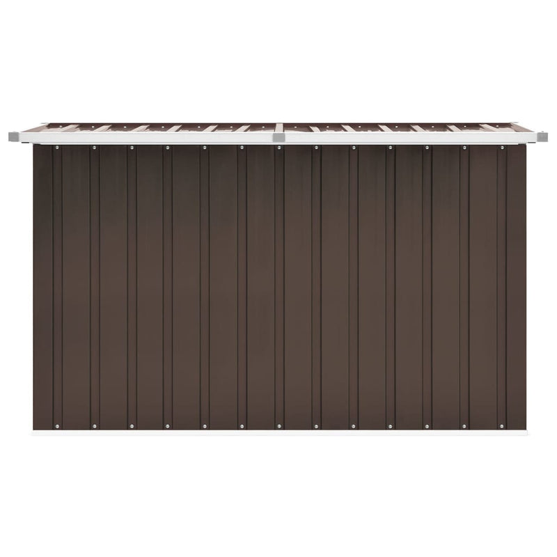 Garden Storage Box Brown 149x99x93 cm