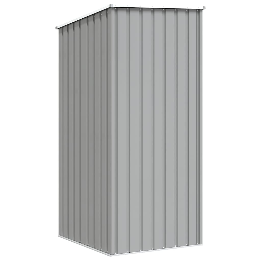 Garden Shed 87x98x159 cm Galvanised Steel Grey