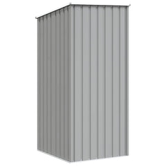 Garden Shed 87x98x159 cm Galvanised Steel Grey