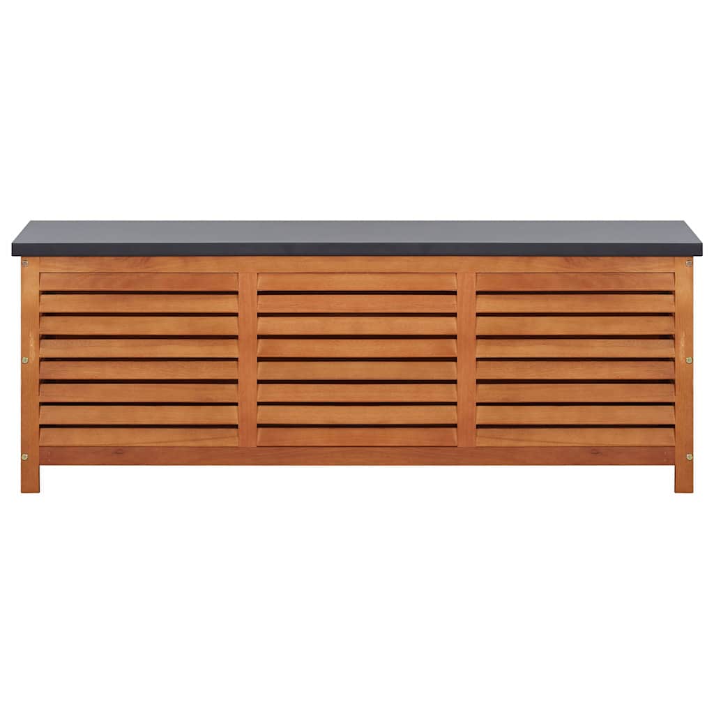 Garden Storage Box Solid Wood Eucalyptus 150 cm 55 cm 50 cm