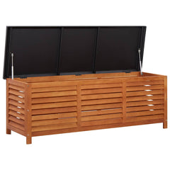 Garden Storage Box Solid Wood Eucalyptus 150 cm 55 cm 50 cm