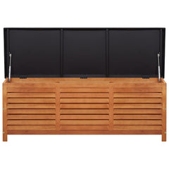 Garden Storage Box Solid Wood Eucalyptus 150 cm 55 cm 50 cm