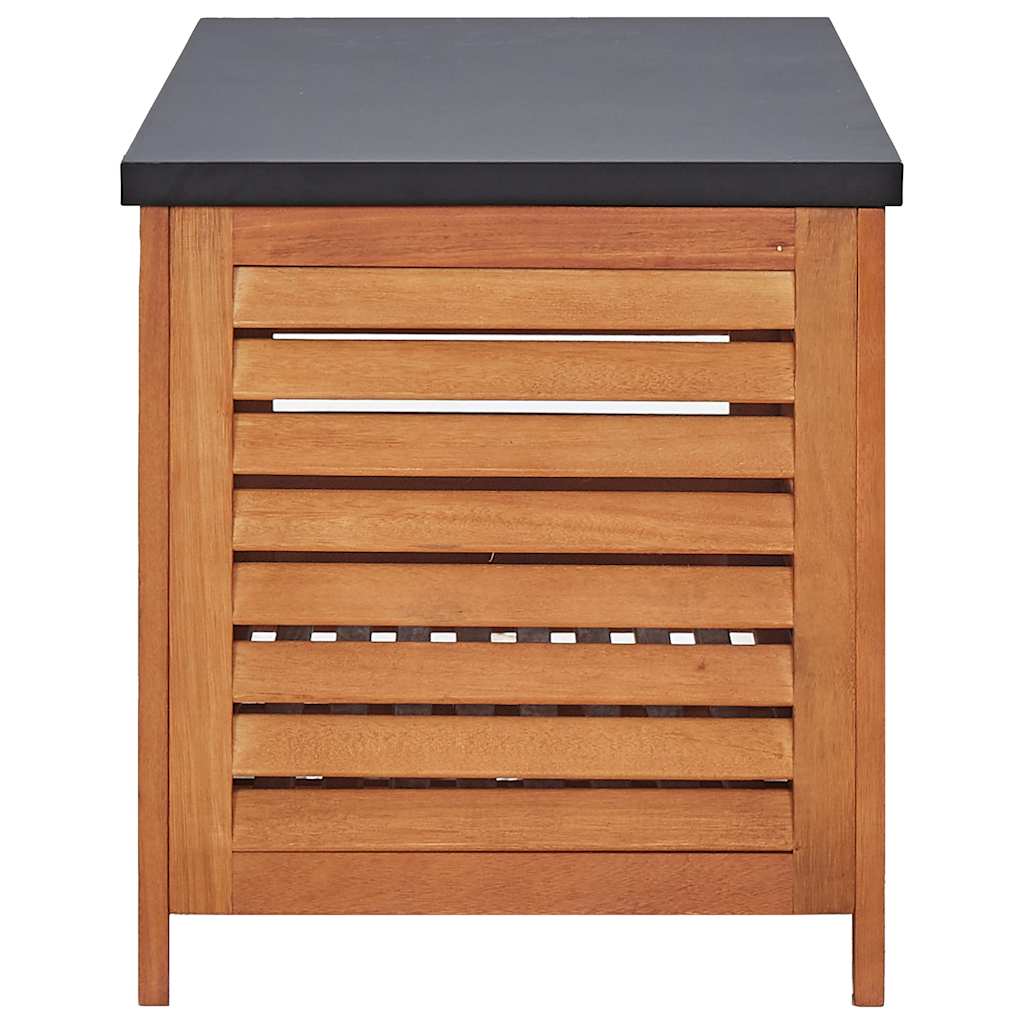 Garden Storage Box Solid Wood Eucalyptus 150 cm 55 cm 50 cm