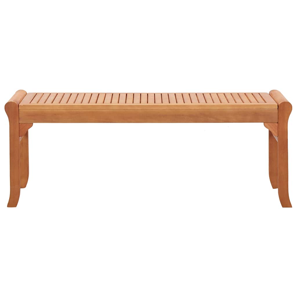 vidaXL 2-Seater Garden Bench 120 cm  Solid Eucalyptus Wood 2