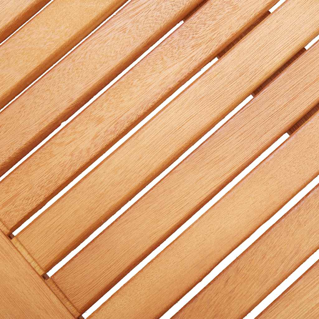 vidaXL 2-Seater Garden Bench 120 cm  Solid Eucalyptus Wood 5