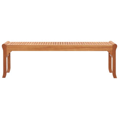 Garden Bench 64 cm Solid Eucalyptus Wood