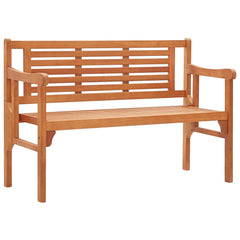 vidaXL Foldable Garden Bench 120 cm Solid Eucalyptus Wood 2
