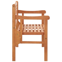 vidaXL Foldable Garden Bench 120 cm Solid Eucalyptus Wood 4