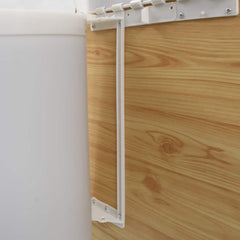 vidaXL Kitchen Built-in Dust Bin Plastic 12 L 6