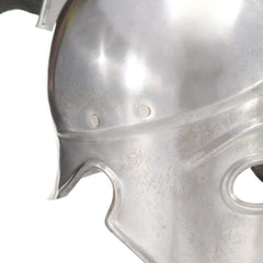 vidaXL Greek Warrior Helmet Antique Replica LARP Silver Steel 5