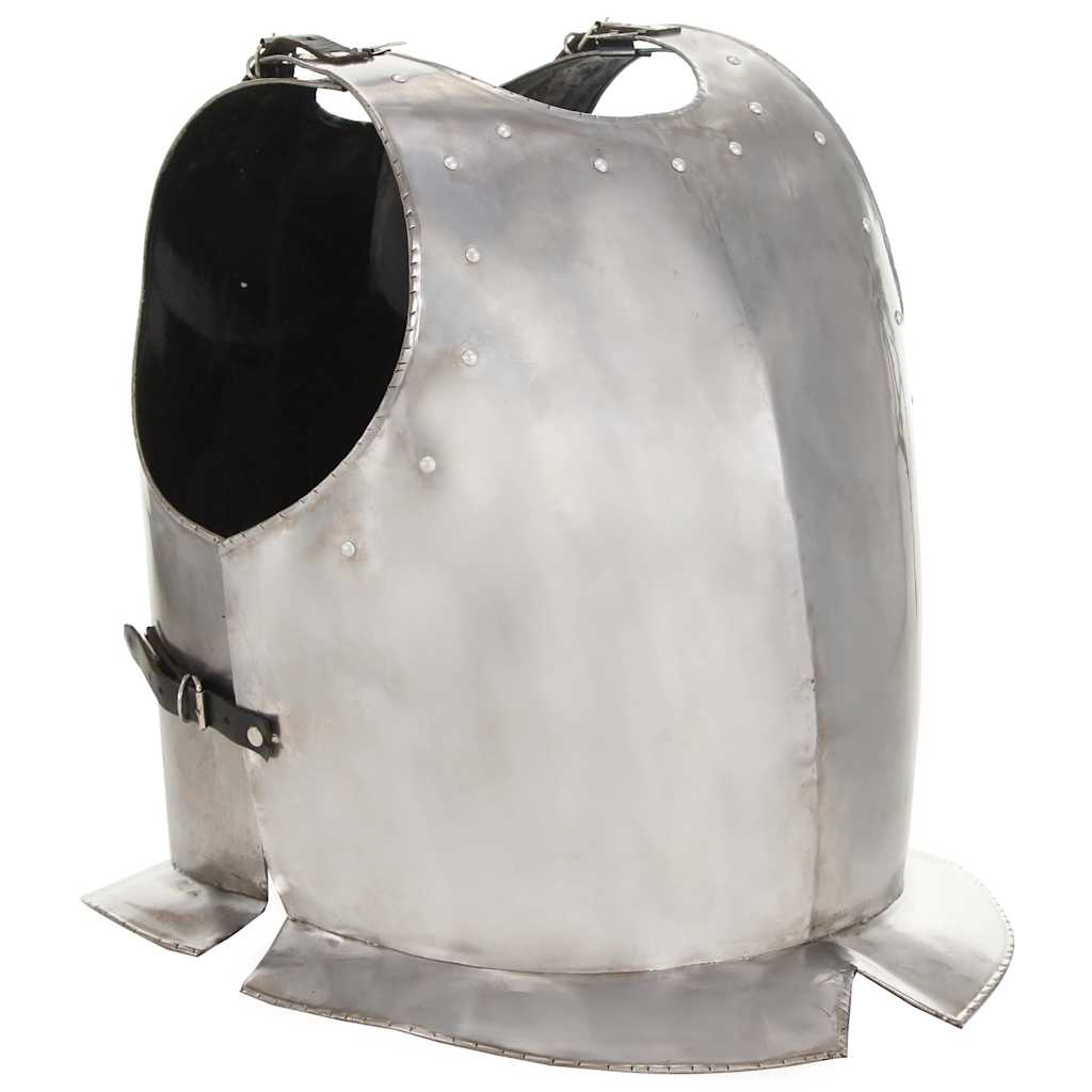 Medieval Knight Body Armour Cuirass Replica LARP Silver Steel Design 4