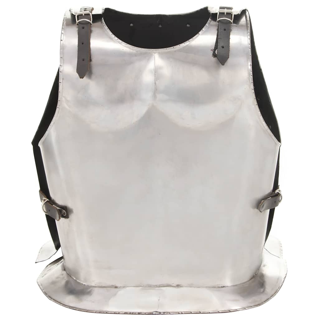 Medieval Knight Body Armour Cuirass Replica LARP Silver Steel Design 4
