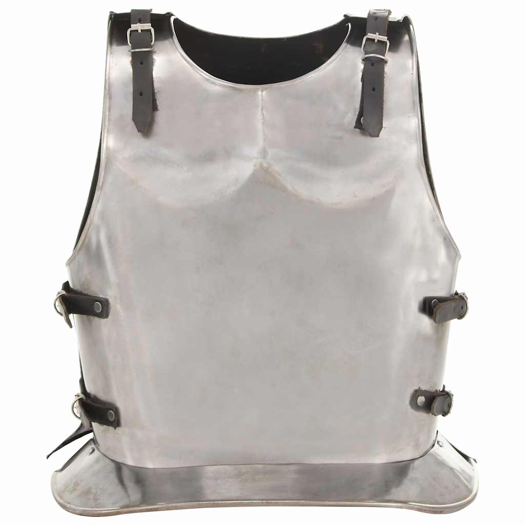 Medieval Knight Body Armour Cuirass Replica LARP Silver Steel Design 5