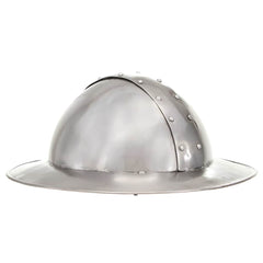 vidaXL Medieval Knight Helmet Antique Replica LARP Silver Steel 1