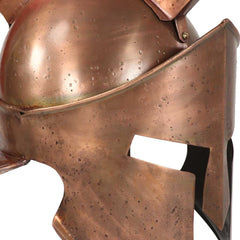 vidaXL Greek Warrior Helmet Antique Replica LARP Copper Steel 6
