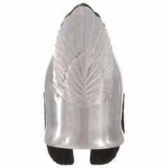 vidaXL Fantasy Medieval Knight Helmet Replica LARP Silver Steel 4