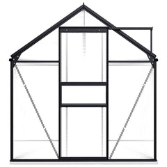 vidaXL Greenhouse with Base Frame Anthracite Aluminium 4,75 m² 3