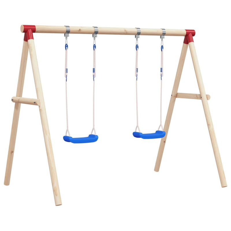 Swing Seats with Ropes 2 pcs Blue 37x15 cm Polyethene