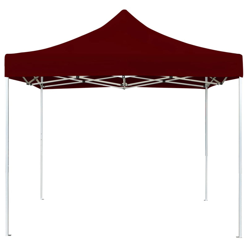 Professional Folding Party Tent Aluminium 2x2 m Bordeaux