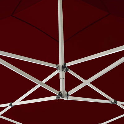 Professional Folding Party Tent Aluminium 2x2 m Bordeaux