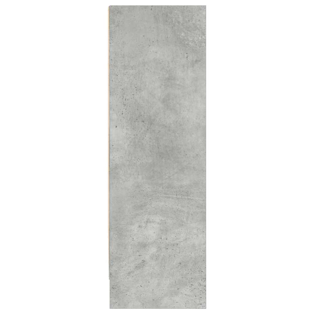 vidaXL Bookcase Concrete Grey 80x24x75 cm Engineered Wood 6