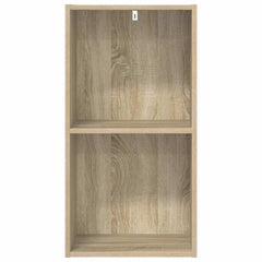 vidaXL Bookcase Sonoma Oak 40x30x76,5 cm Engineered Wood 4