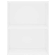 vidaXL Bookcase White 60x30x76,5 cm Engineered Wood 3