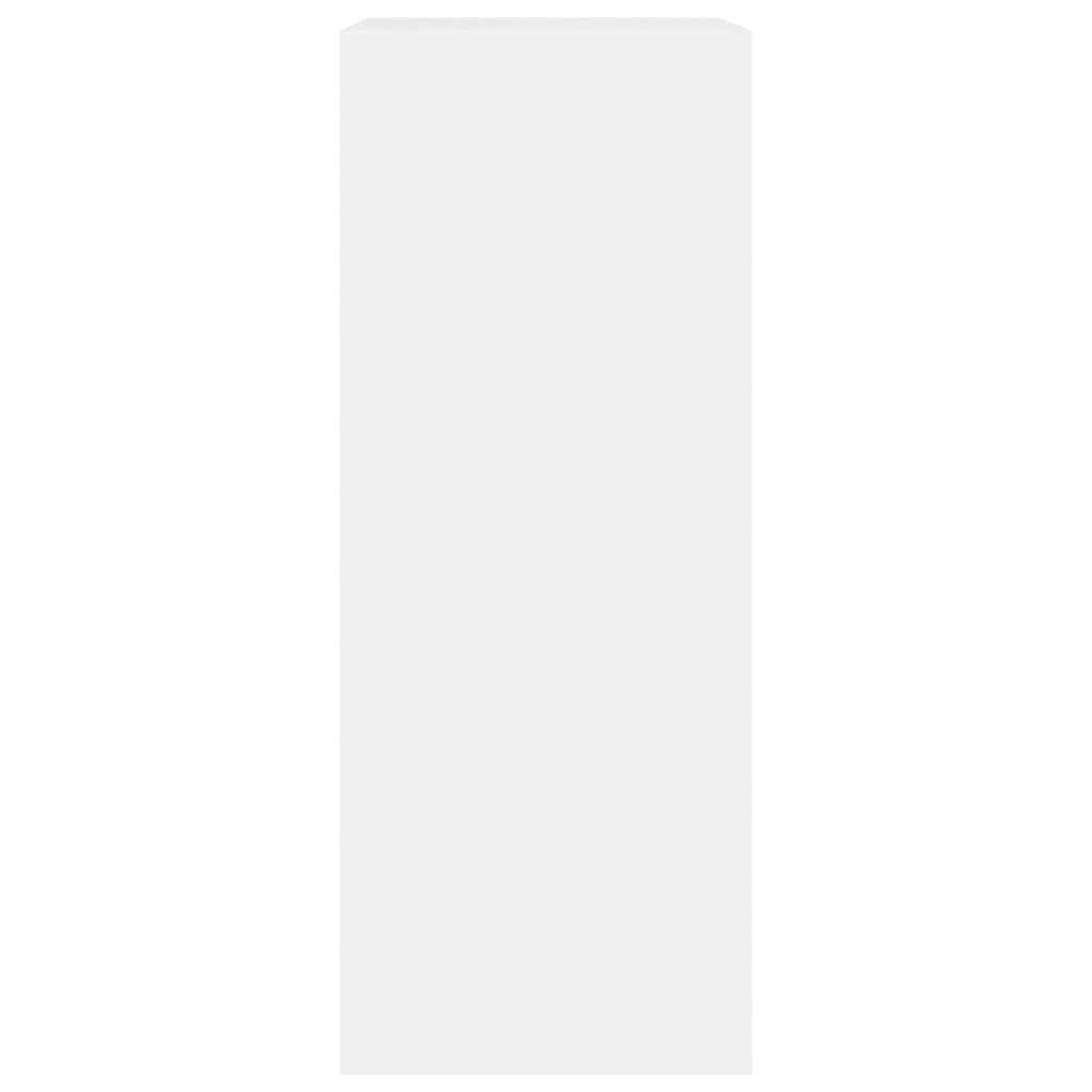 vidaXL Bookcase White 60x30x76,5 cm Engineered Wood 4