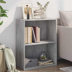 vidaXL Bookcase Concrete Grey 60x30x76,5 cm Engineered Wood 1