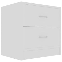 vidaXL Bedside Cabinet | White | Engineered Wood | 40 x 30 x 40 cm 2