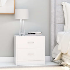 vidaXL Bedside Cabinet | White | Engineered Wood | 40 x 30 x 40 cm 1