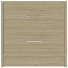 vidaXL Bedside Cabinet | Set of 2 | Sonoma oak | Engineered wood | Medium 5
