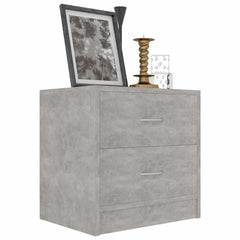 vidaXL Bedside Cabinet | Concrete Grey | Engineered Wood | Small 3