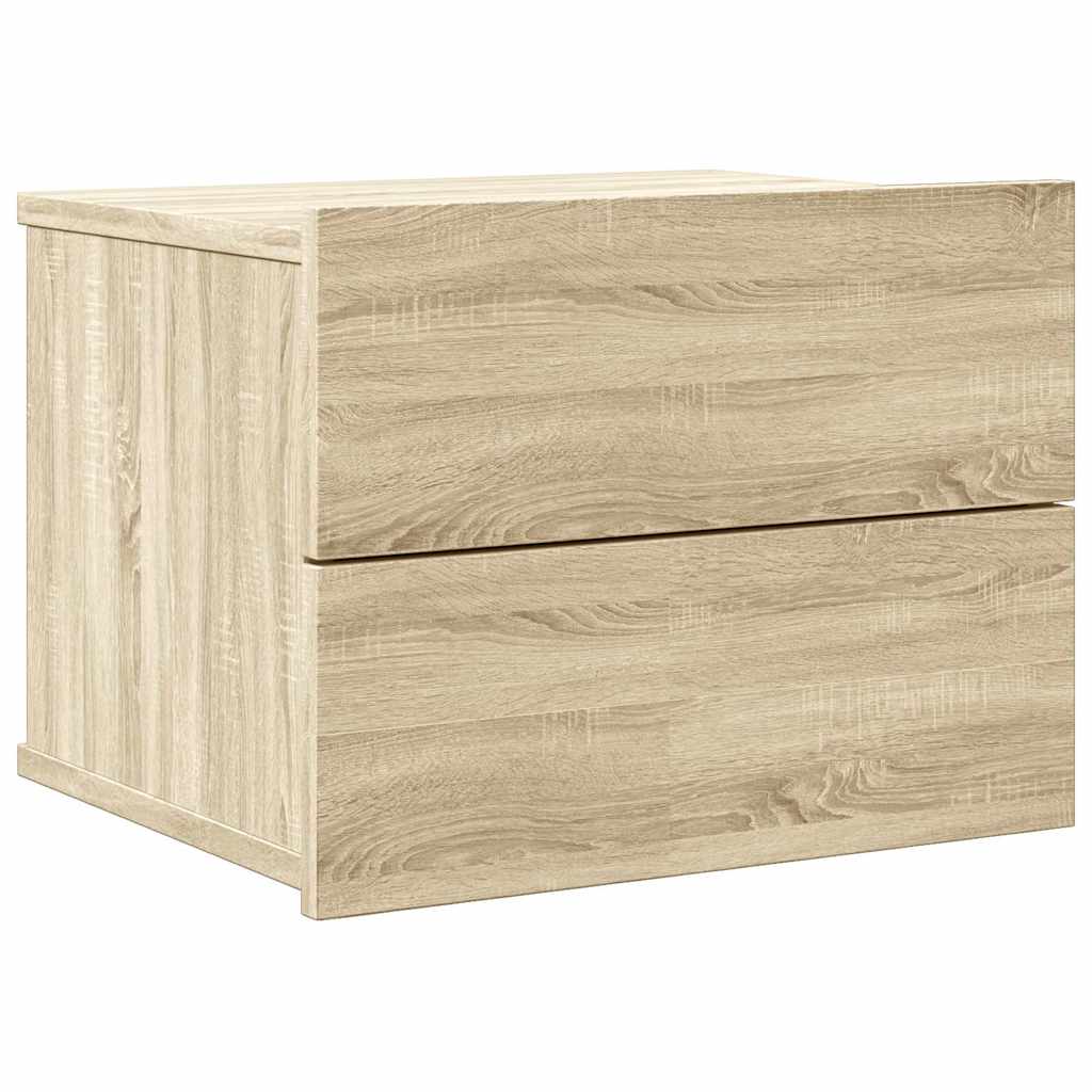 801059 vidaXL Bedside Cabinet Sonoma Oak 40x30x30 cm Engineered Wood 2