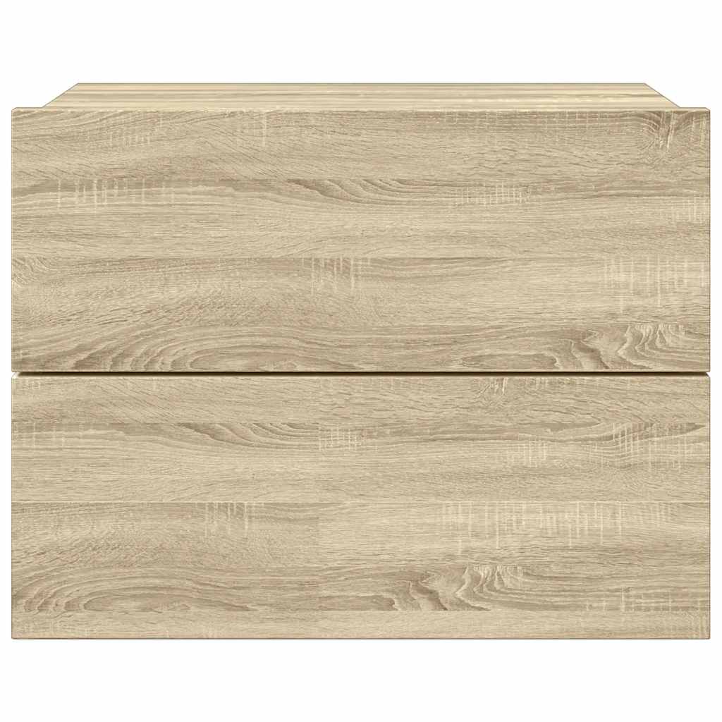 801059 vidaXL Bedside Cabinet Sonoma Oak 40x30x30 cm Engineered Wood 3
