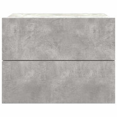 801061 vidaXL Bedside Cabinet Concrete Grey 40x30x30 cm Engineered Wood 3