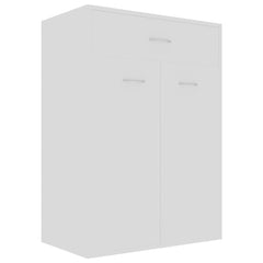 vidaXL Shoe Cabinet White 60x35x84 cm Engineered Wood 2