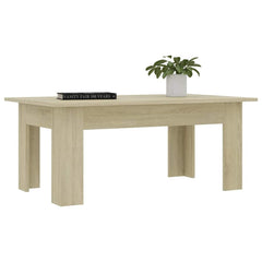 vidaXL Coffee Table | Sonoma Oak | Engineered wood | 100x60x42 cm | Durable 3