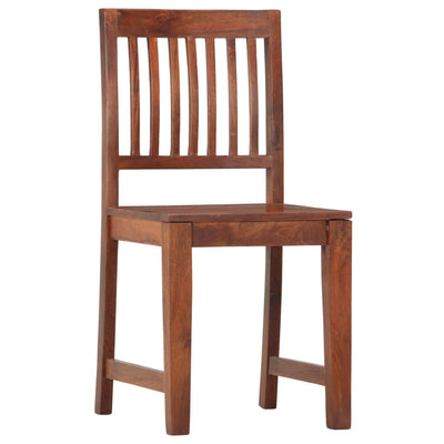 Dining Chairs 2 pcs Solid Mango Wood